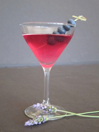 lavender blueberry martini